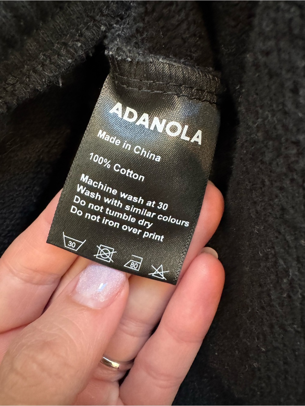 Adanola Black Jogger Sweatpants - Picture 6 of 9